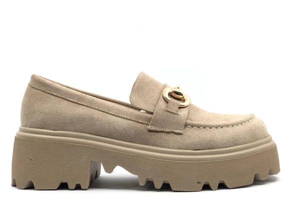 Feles 052-833 Toka Detaylı Oxford Günlük Loafer Kadın Ayakkabı - Resim 9