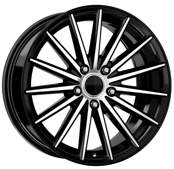R1 Wheels 16 inç 5*114.3 ET40 Parlak Siyah Jant Takımı (J-3246)