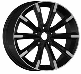 R1 Wheels 17 inç 5*100 ET35 Parlak Siyah Jant Takımı (J-3234)