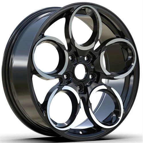R1 Wheels 18 inç 5*110 ET40 Siyah Jant Takımı (J-3121)