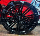 R1 Wheels 23 inç 5*120 ET40 Siyah Jant Takımı (J-3209)
