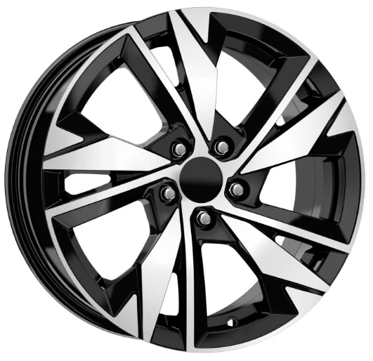 R1 Wheels 17 inç 4*108 ET25 Parlak Siyah Jant Takımı (J-3240)