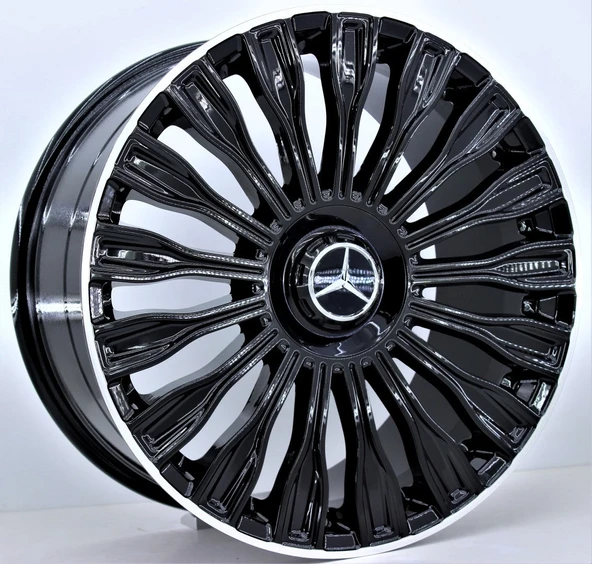 R1 Wheels 20 inç 5*112 ET38 Siyah Jant Takımı (J-3263)