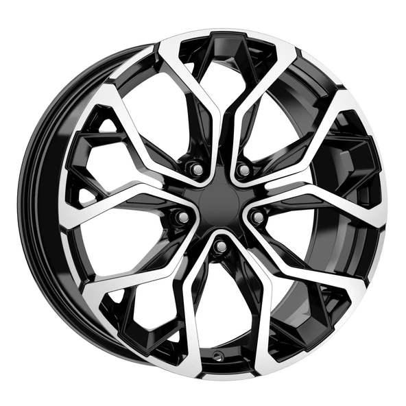 R1 Wheels 17 inç 5*114 ET45 Parlak Siyah Jant Takımı (J-3230)