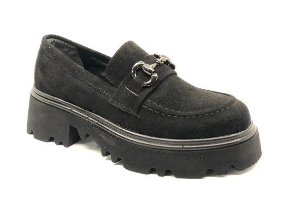 Feles 052-833 Toka Detaylı Oxford Günlük Loafer Kadın Ayakkabı