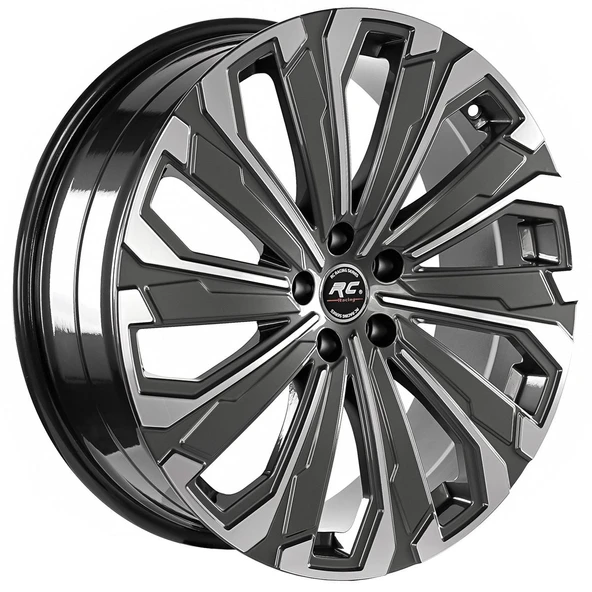 R1 Wheels 20 inç 5*108 ET35 Füme Jant Takımı (J-3125)