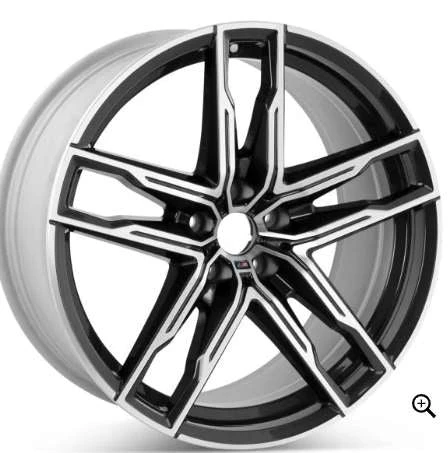 R1 Wheels 20 inç 5*112 ET35 Siyah Jant Takımı (J-3199)