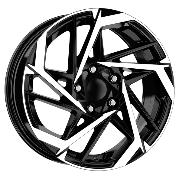 R1 Wheels 17 inç 5*114 ET35 Parlak Siyah Jant Takımı (J-3229)