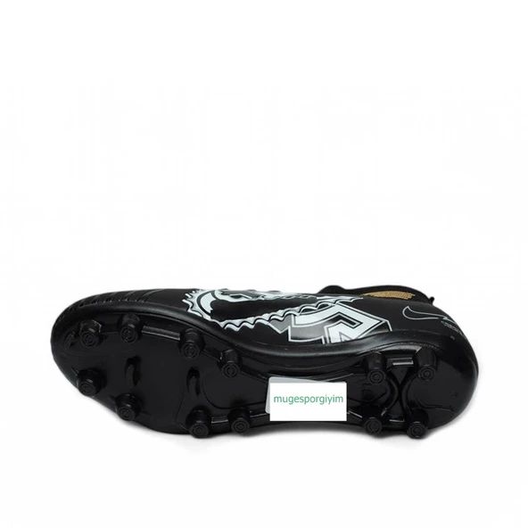 Twingo 590 Siyah Gümüş Erkek Krampon Futbol Ayakkabısı - 4