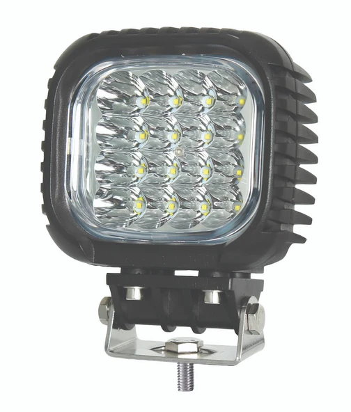 wolfram Led Kare Çalışma Lambası Ağır Hizmet 4.160 Lümen Spot 10/30V E-Belgeli 48W - 2