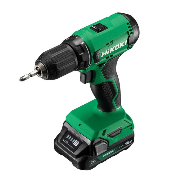 Hikoki DS18DA-2.0 18V/2.0Ah 50Nm Çift Akülü Şarjlı Darbesiz Matkap - Resim 3