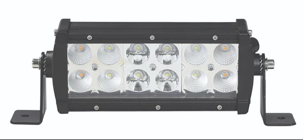 wolfram Led Bar Beyaz Işık + Amber Işık 7 Fonksiyon Çakarlı 19 cm 12/24V E-Belgeli 32W - Resim 2