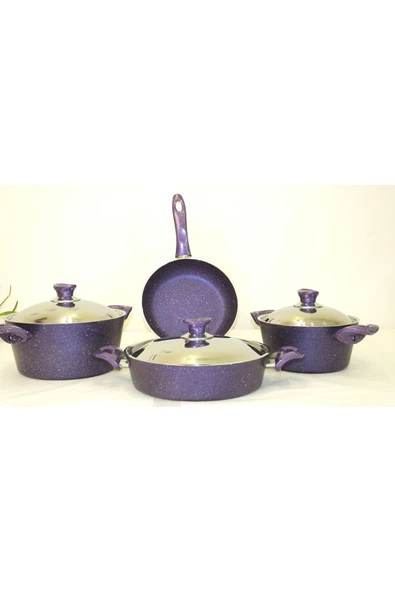 Arzu Çelik Çekirdek Ailelerin Gözdesi: Katre 7 Parça Reluciente Tencere Seti - Resim 2