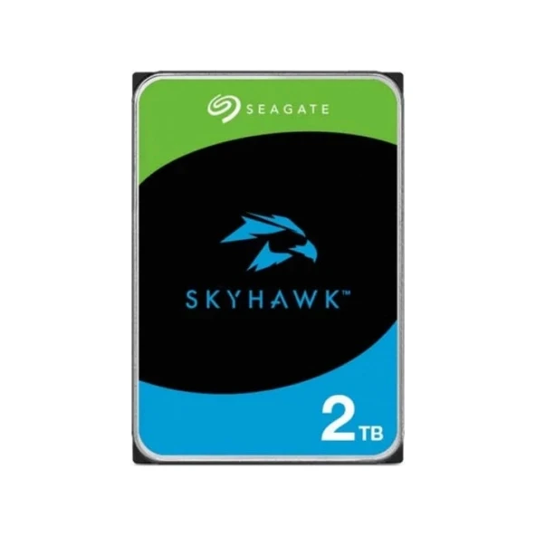 Seagate 2 TB SATA 3.0 5900 RPM 3.5" SkyHawk ST2000VX017 Güvenlik Diski