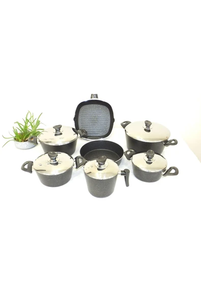 Arzu Çelik Lezzet Ustası: Şefin Seçimi 12 Parça Granit Tencere Seti Gurme Edition ürün görseli