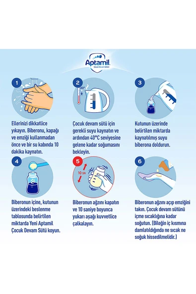 Aptamil Milupa 2 Devam Sütü 350 gr - Resim 8