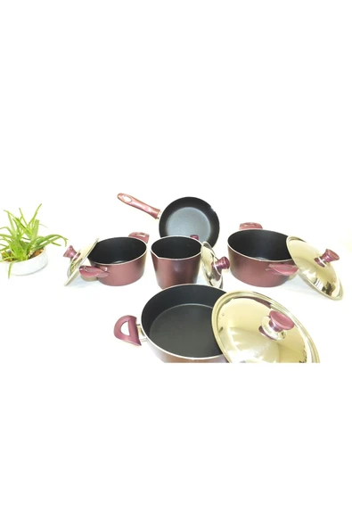 Arzu Çelik Lezzet İncisi: Şefin Tercihi 9 Parça Mutfak Seti - Resim 4