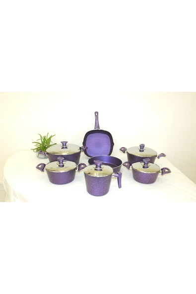 Arzu Çelik Lezzet Ustası: Şefin Seçimi 12 Parça Granit Tencere Seti Gurme Edition ürün görseli