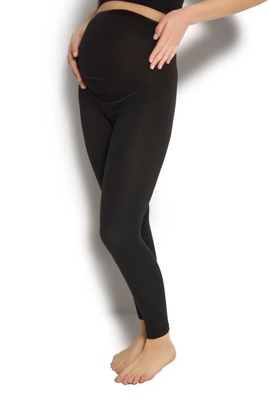 Jiber 665 Kadın Modal Pamuklu Hamile Tayt - 2