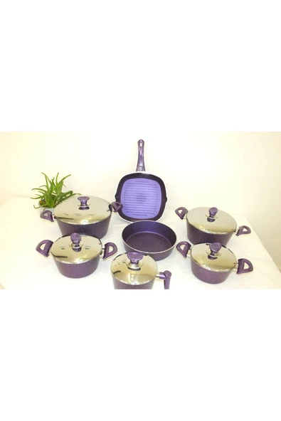 Arzu Çelik Lezzet Ustası: Şefin Seçimi 12 Parça Granit Tencere Seti Gurme Edition - Resim 6