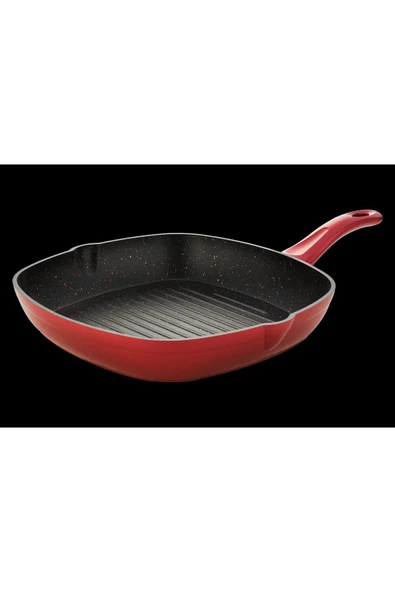 Arzu Çelik - 28 Cm Non - Stick Izgara Tava - 2