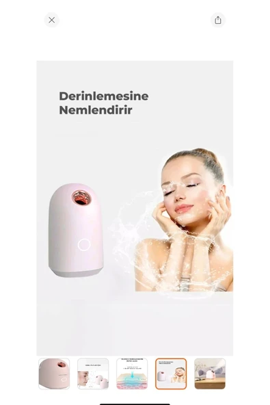 Melistansu Melistansu Gözenek Açıcı Nemlendirici Nano Iyonik Yüz Buhar Makinesi - 3