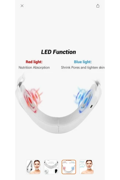 Melistansu Yüz Masajı Çene Kaldırma Yüz Selülit Makinesi (Yurt Dışından) - Resim 3