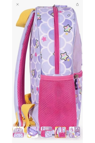 Melistansu Çocuk Sırt Çantası Pırıltılı Deniz Kızı (Yurtdışından Hemen Teslim) - Resim 4