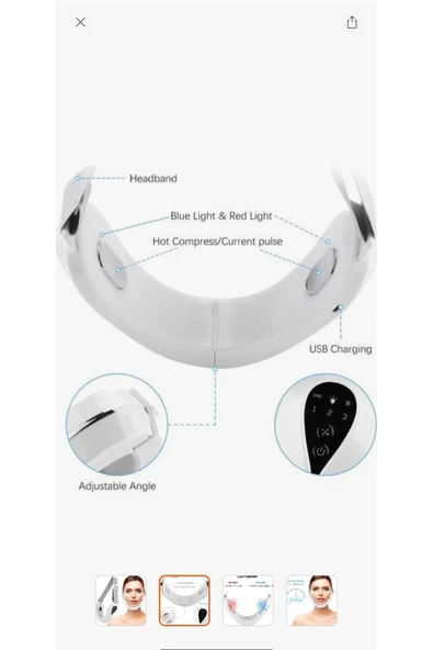 Melistansu Yüz Masajı Çene Kaldırma Yüz Selülit Makinesi (Yurt Dışından) - Resim 2