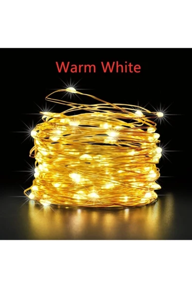 ZEMUS Güneş Enerjili 100 Led 8 Modlu 12m Dekoratif Led Işık - 5