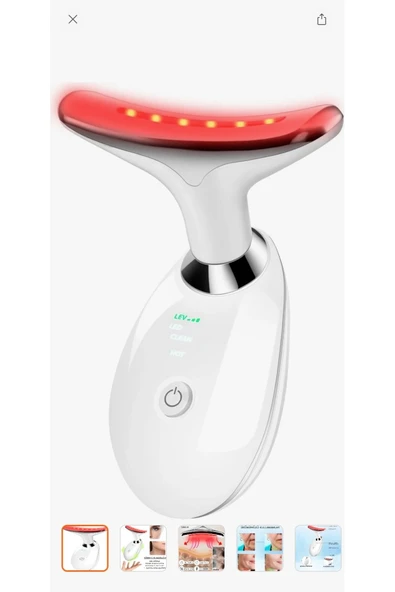 Melistansu Yüz ve Boyun Güzellik Cihazı Gıdı Sarkma Kırışıklık ürün görseli