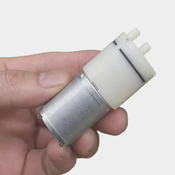 3V Mini Hava Pompası 60KPa 2.4l/dakika Akvaryum Medikal Basınç Gaz Tank Oksijen Motor Havalandırma Vakum - 2