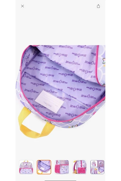 Melistansu Çocuk Sırt Çantası Pırıltılı Deniz Kızı (Yurtdışından Hemen Teslim) - Resim 2