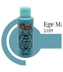 Rich Multi Surface Akrilik Boya 120ml 2189 Ege Mavi ürün görseli 1
