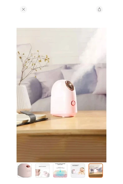 Melistansu Melistansu Gözenek Açıcı Nemlendirici Nano Iyonik Yüz Buhar Makinesi - 4