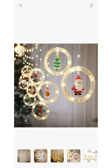 Melistansu Noel Dekorasyonu Renkli Işık - 2