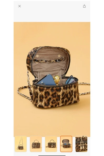 Melistansu Yumuşak Deri Çapraz Askılı Fermuarlı Tek Gözlü Küçük Boy El Omuz Çantası(İthal) - 5