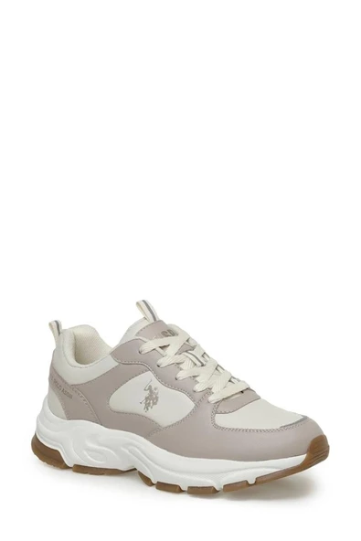 U.S. Polo Assn Sorley 5FX Pudra Kadın Sneaker Ayakkabı - 2