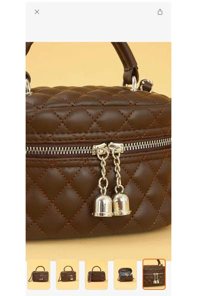 Melistansu Yumuşak Deri Çapraz Askılı Fermuarlı Tek Gözlü Küçük Boy El Omuz Çantası(İthal) - 6