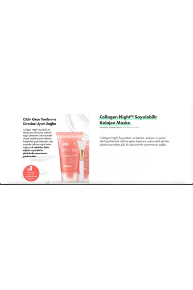 Melistansu Melis Tansu Collagen Night™ Soyulabilir Kolajen Maske