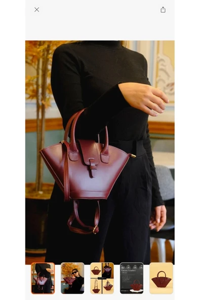 Melistansu Lüks Yumuşak Deri Asimetrik Kesim Çapraz Askılı Kova Modeli Omuz Çantası (Yurtdışından)