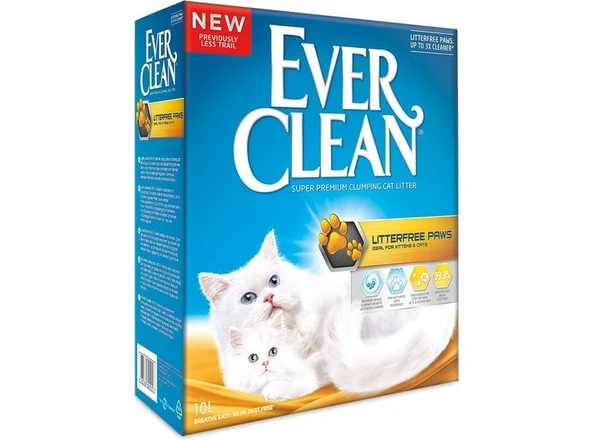 Ever Clean Less Trail Ayağa Az Yapışan Doğal Kedi Kumu 10 Lt x 2