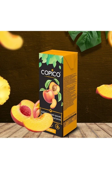 Copico Meyve Suyu Şeftali Aromalı 200ml 27 Adet - 1