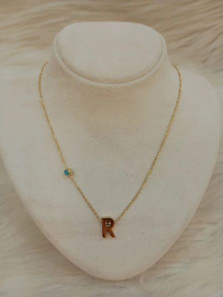 GOLD R HARF KOLYE