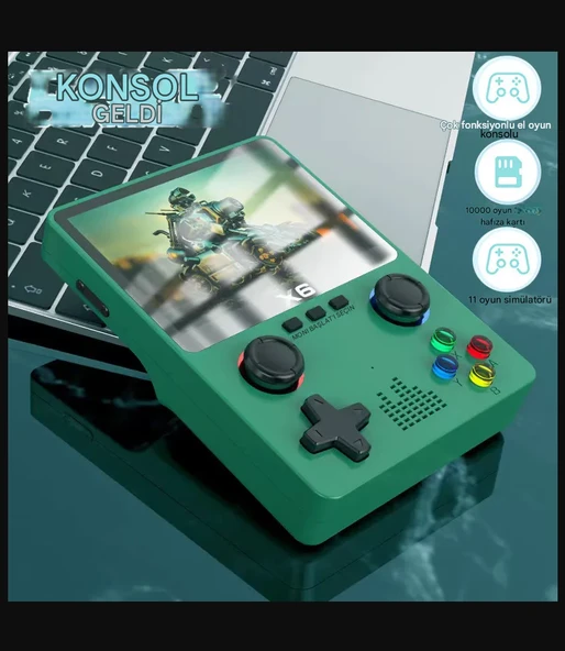 QASUL X6  4K HD çıkışı 10000 3D oyunları 16GB Mini küçük kutu TV oyun konsolu Retro Video oyunu konsolları - 4