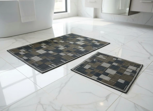 BANYO PASPASI 2'Lİ SET PLAİD HAKİ ürün görseli