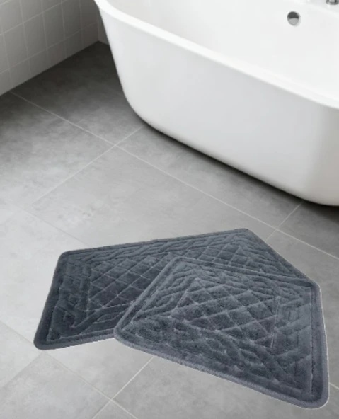 BANYO PASPASI 2'Lİ SET MİLANO ANTRASİT ürün görseli