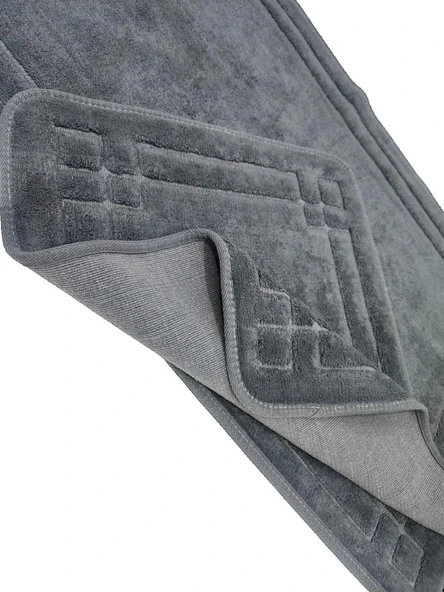 BANYO PASPASI 2'Lİ SET SET ASOS ANTRASİT - Resim 3