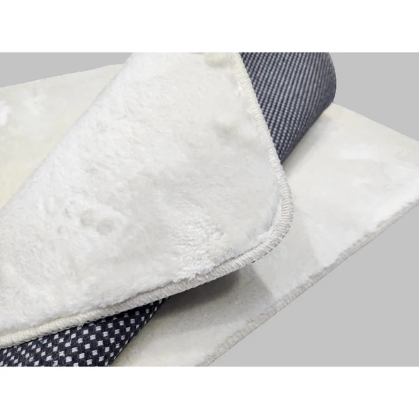 2 Lİ BANYO PASPASI ECOSER PUFF KREM - Resim 10