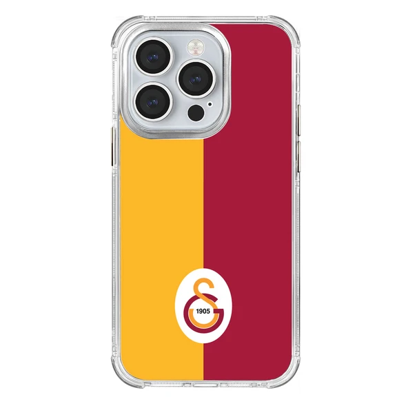 Galatasaray Parçalı Logo Şeffaf Telefon Kılıfı